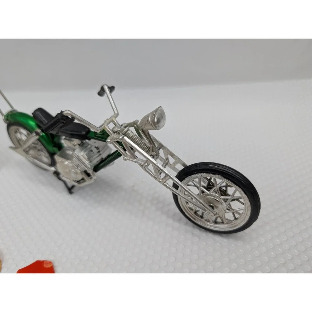 Plastic Motorcycle Chopper Bike Lot of 2 Cake‎ Topper Toy